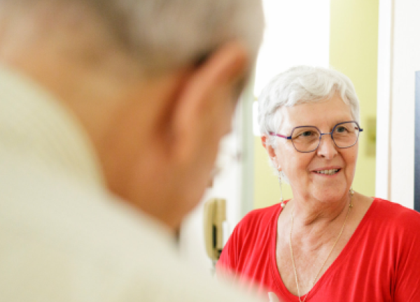 Visite à domicile auprès d'une personne âgée